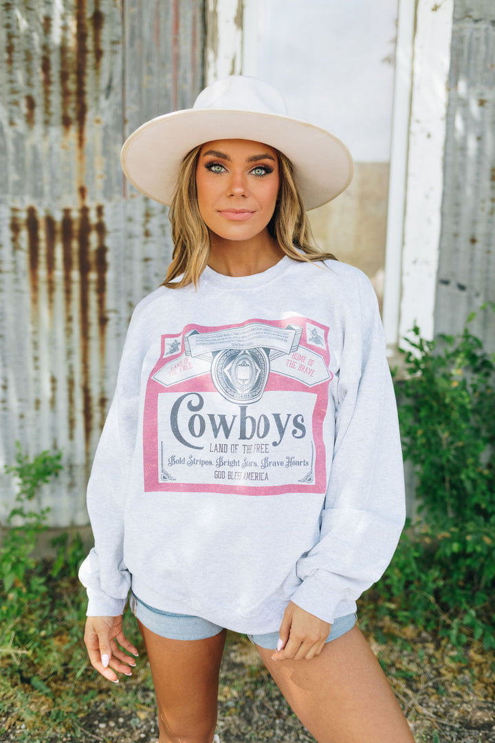 Cowboys Land of The Free Pullover [S-3X]