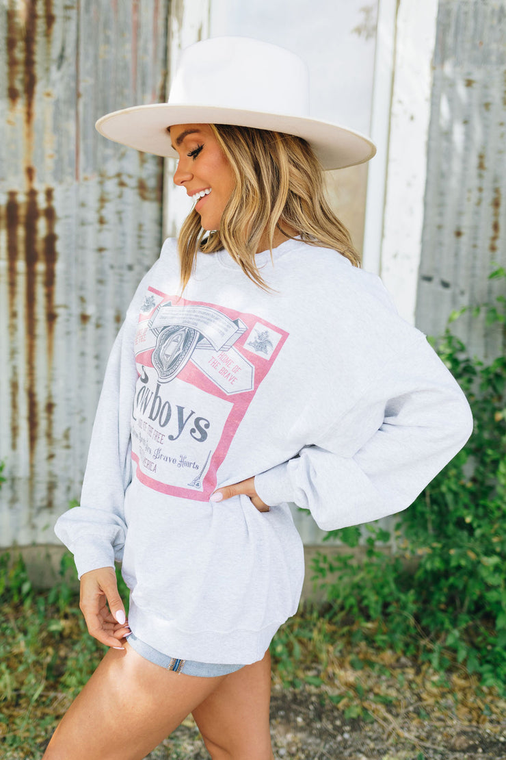 Cowboys Land of The Free Pullover
