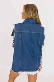 On The Rocks Denim Vest [S-XL] *two colors available*