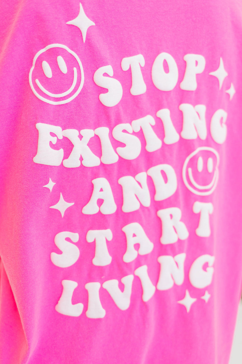 Stop Existing & Start Living Tee [S-3X]