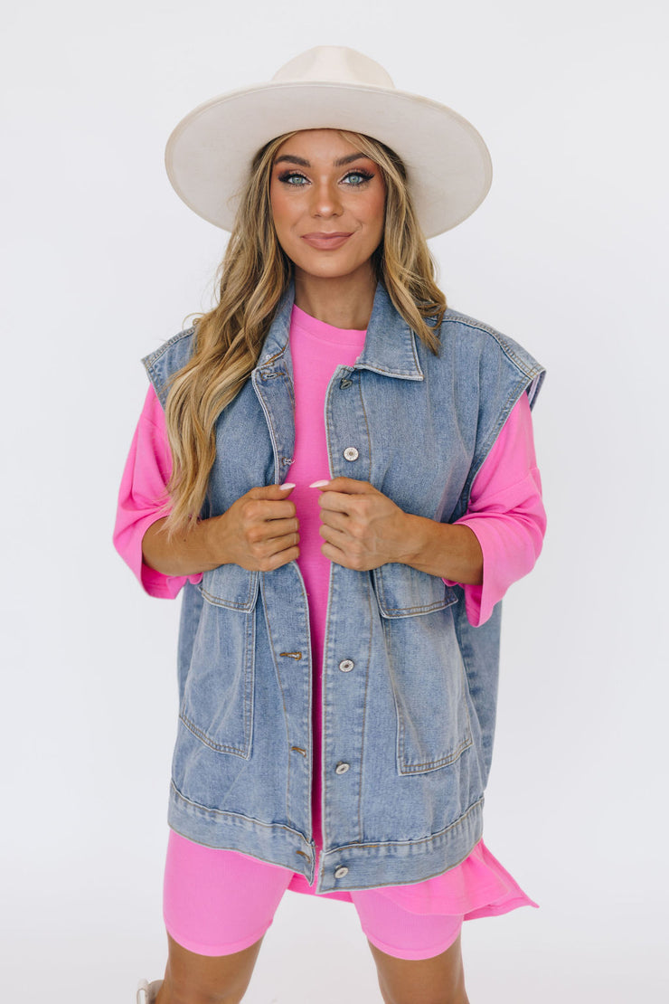 Monroe Denim Vest