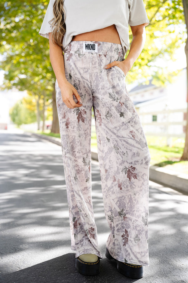 Wild WKND Camo Plisse Pants