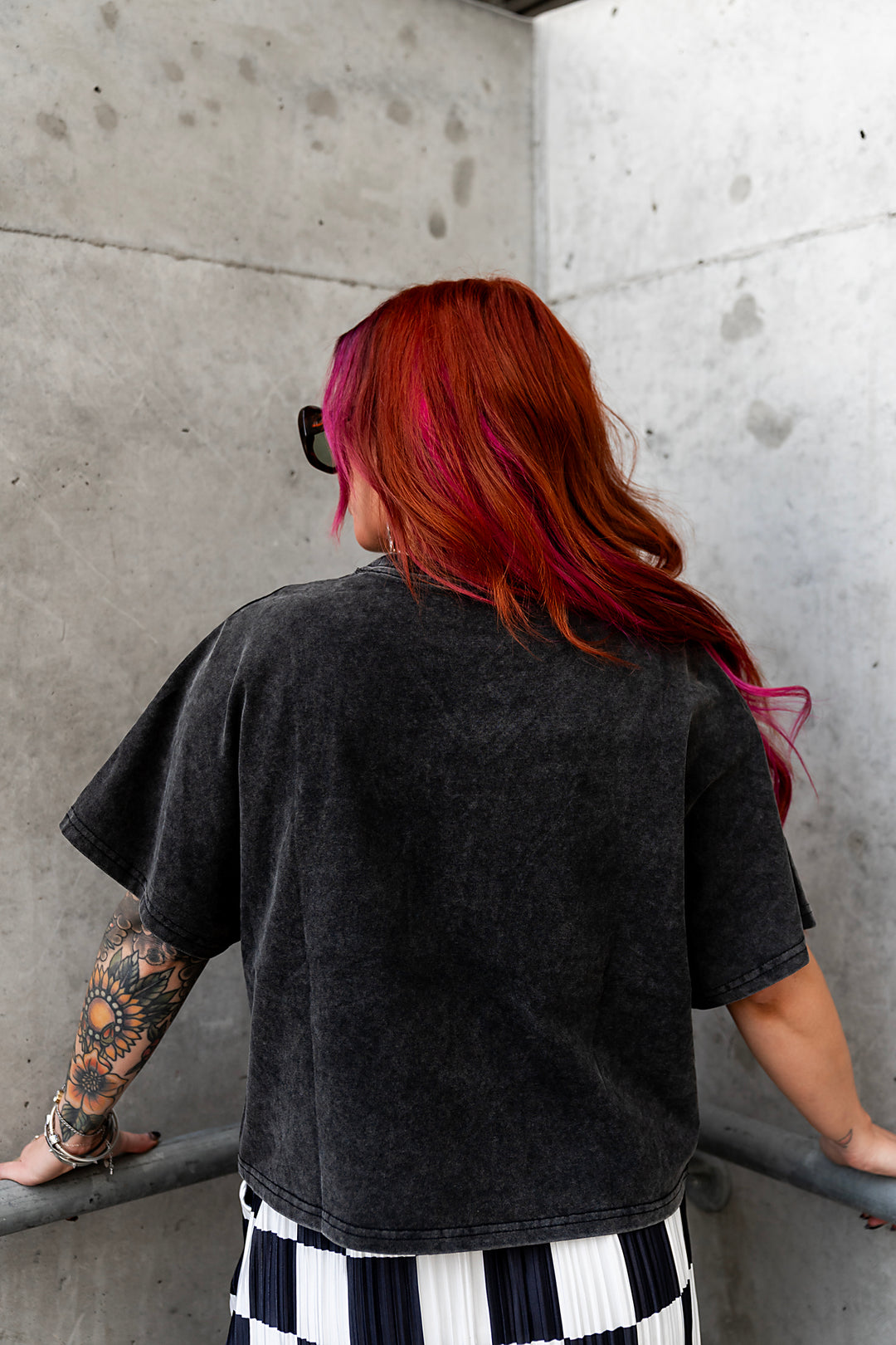 Double Trouble Beaded Skull Tee [Pre-Order]