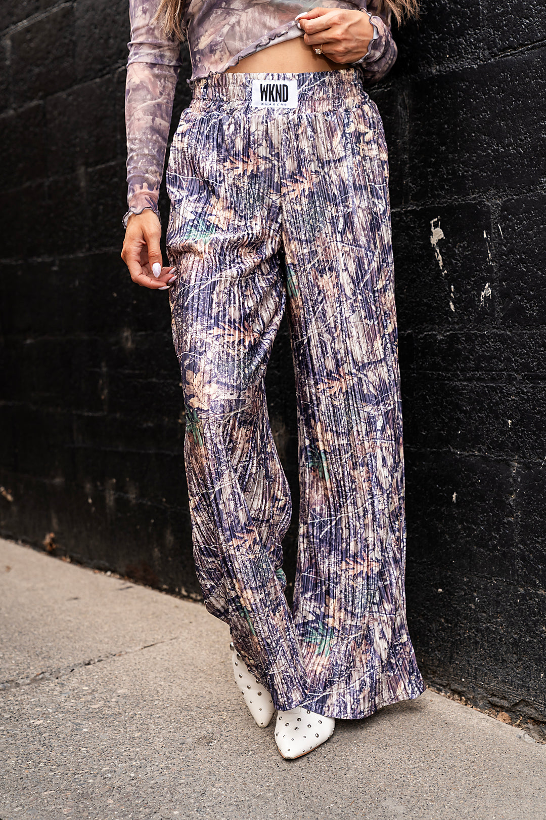 Off the Trail Camo Plisse Pants