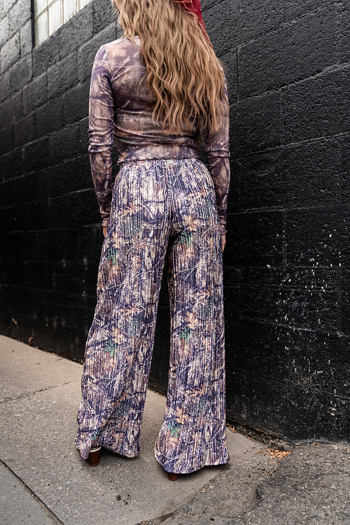 Off the Trail Camo Plisse Pants