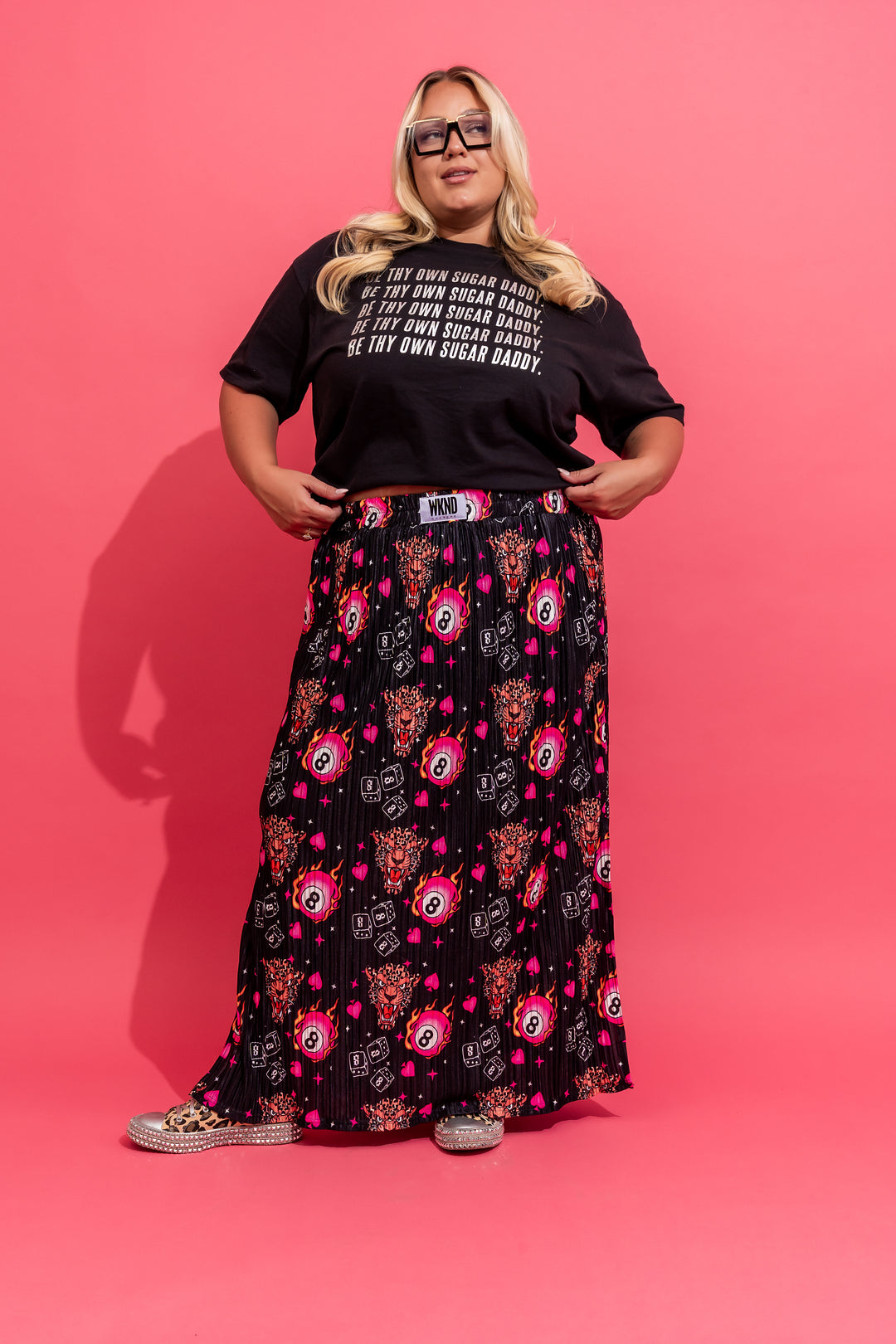 Wild Card Plisse Skirt