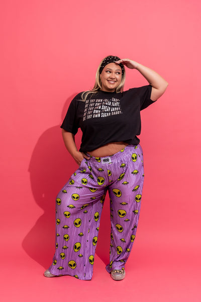 Out of This World Plisse Pants