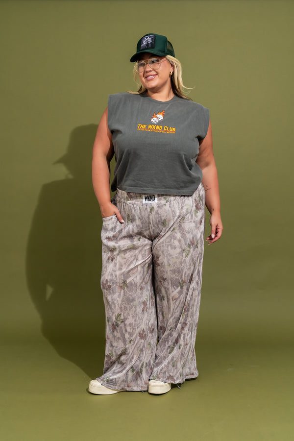 Wild WKND Camo Plisse Pants