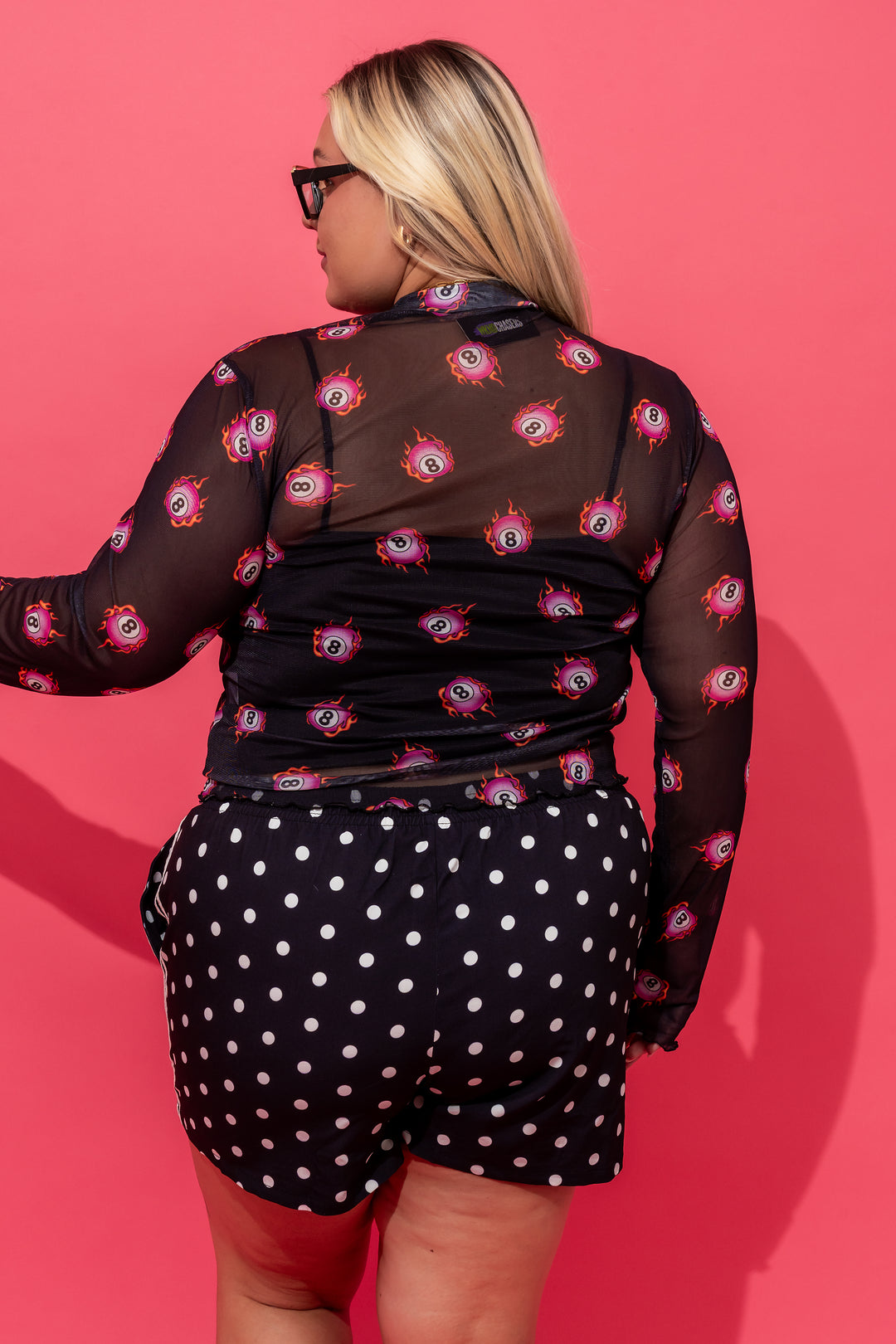 Lucky Flame Mesh Top