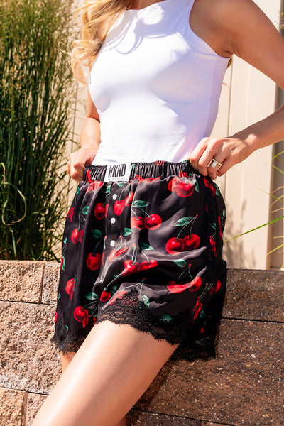 Black Cherry Boxer Shorts