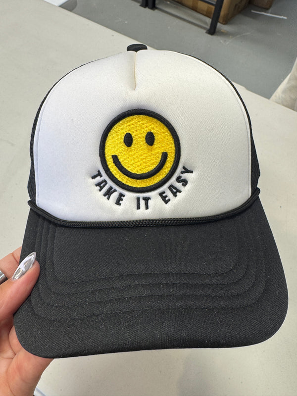 Take it Easy Hat - Black