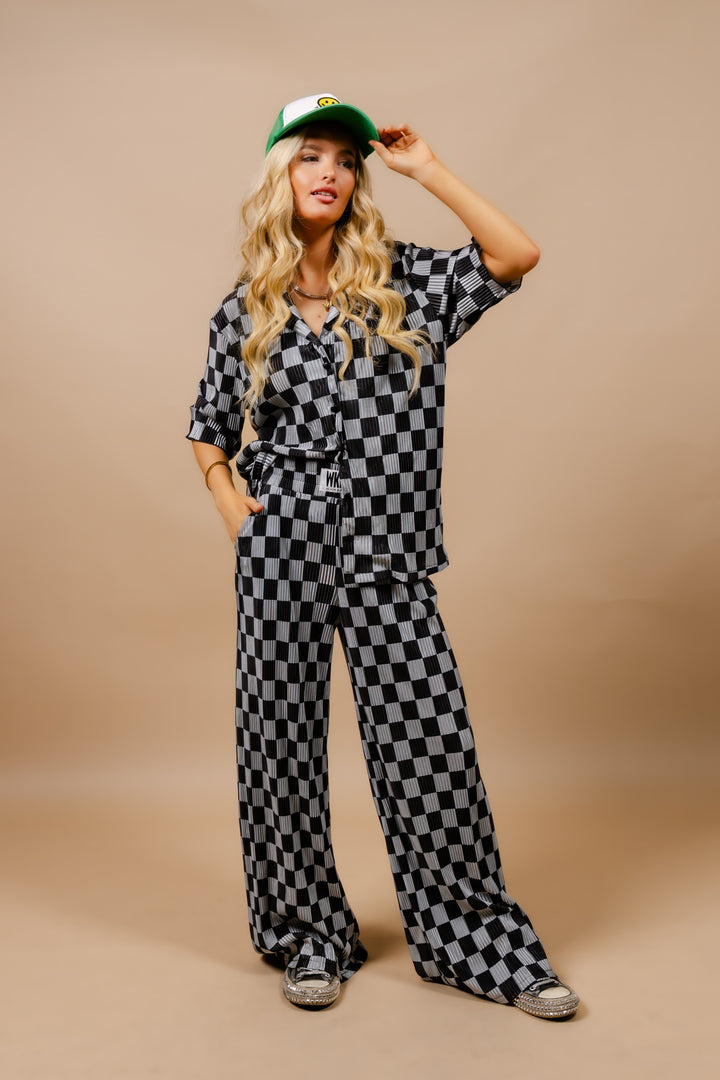 Checkmate Plisse Set