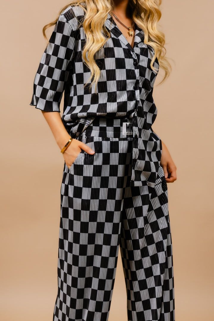 Checkmate Plisse Set