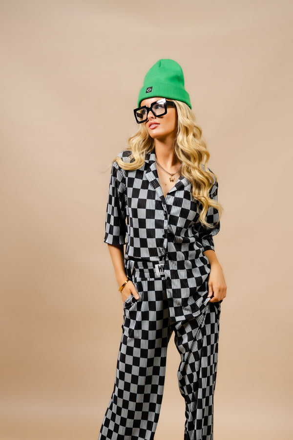 Checkmate Plisse Set