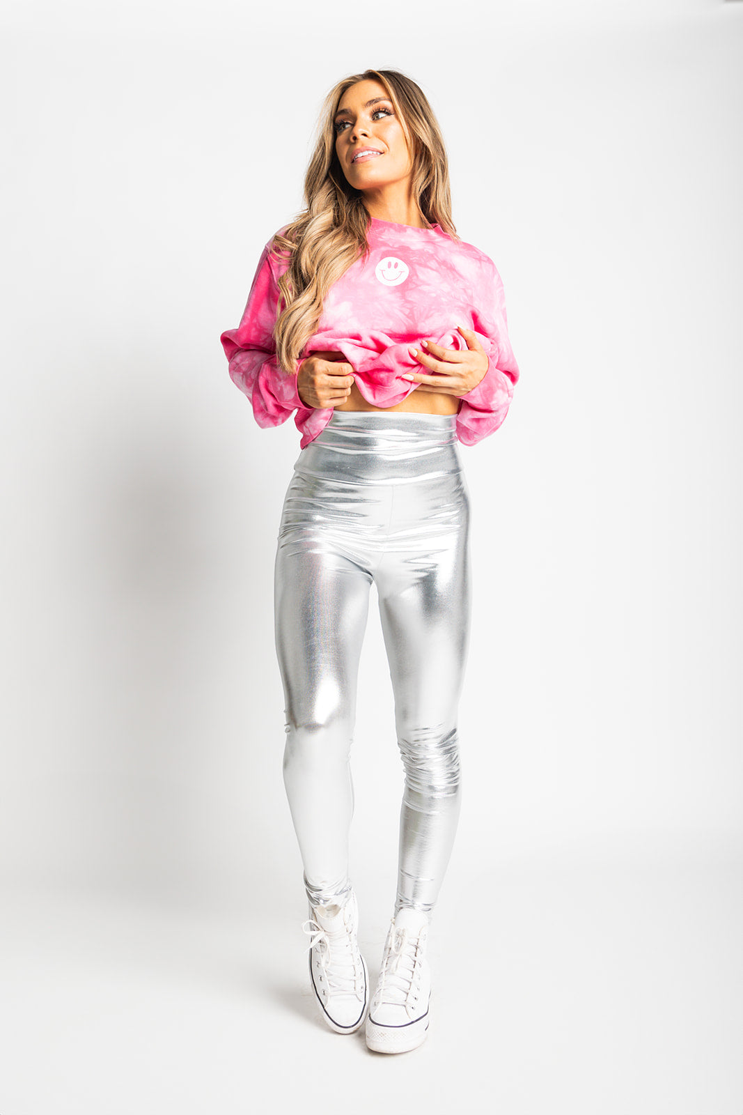 What's the Catch Silver Leggings