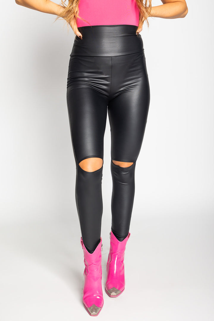 Meet You There Faux Leather Leggings [S-3X]