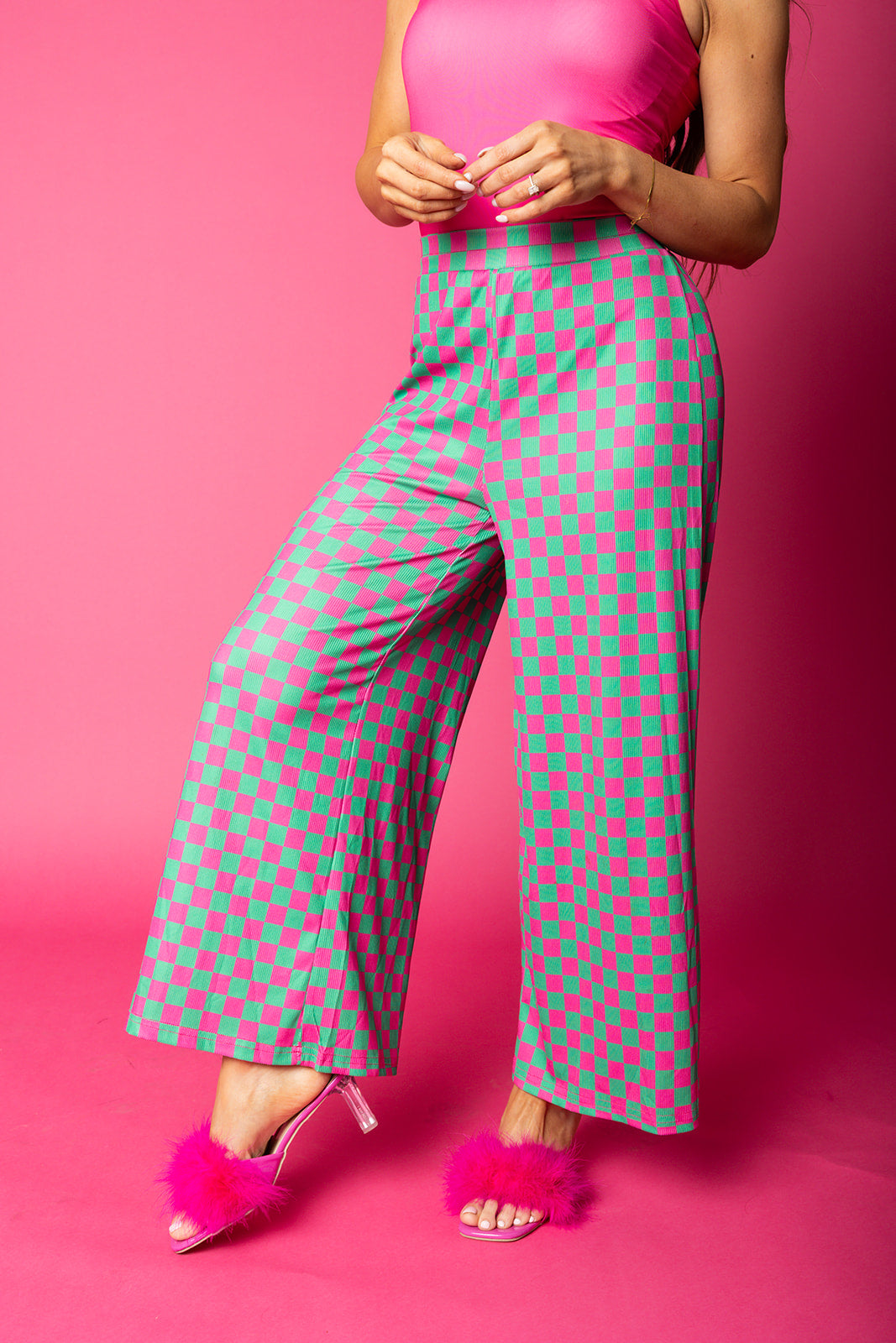 Day Dreamer Ribbed Pant Set - Brown [S-3X]