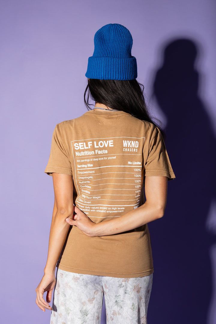 Self Love Nutrition Tee - Camel [S-3X]