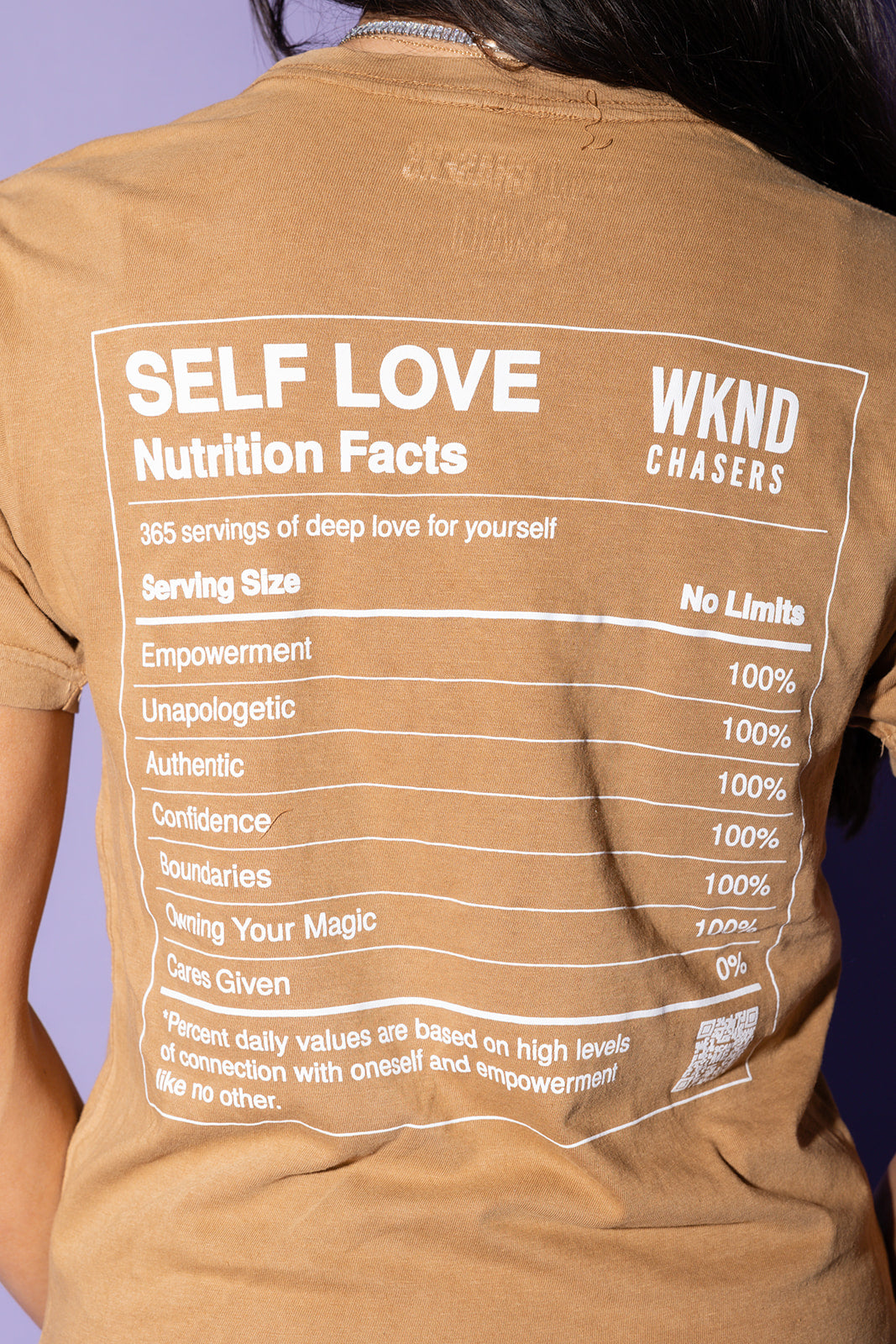 Self Love Nutrition Tee - Camel [S-3X]