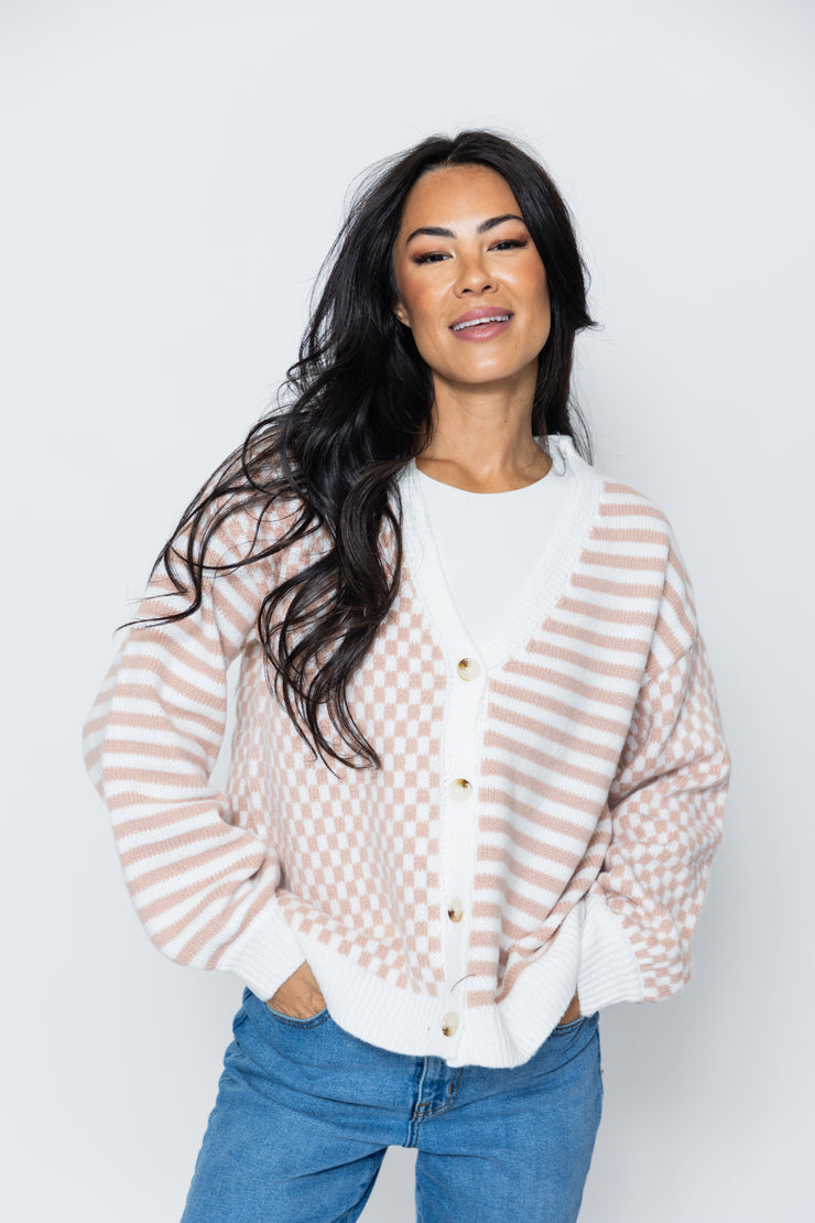 Reality Check & Striped Cardigan *2 colors available*