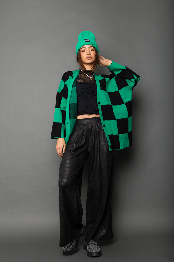 That's a Green Flag Cardigan