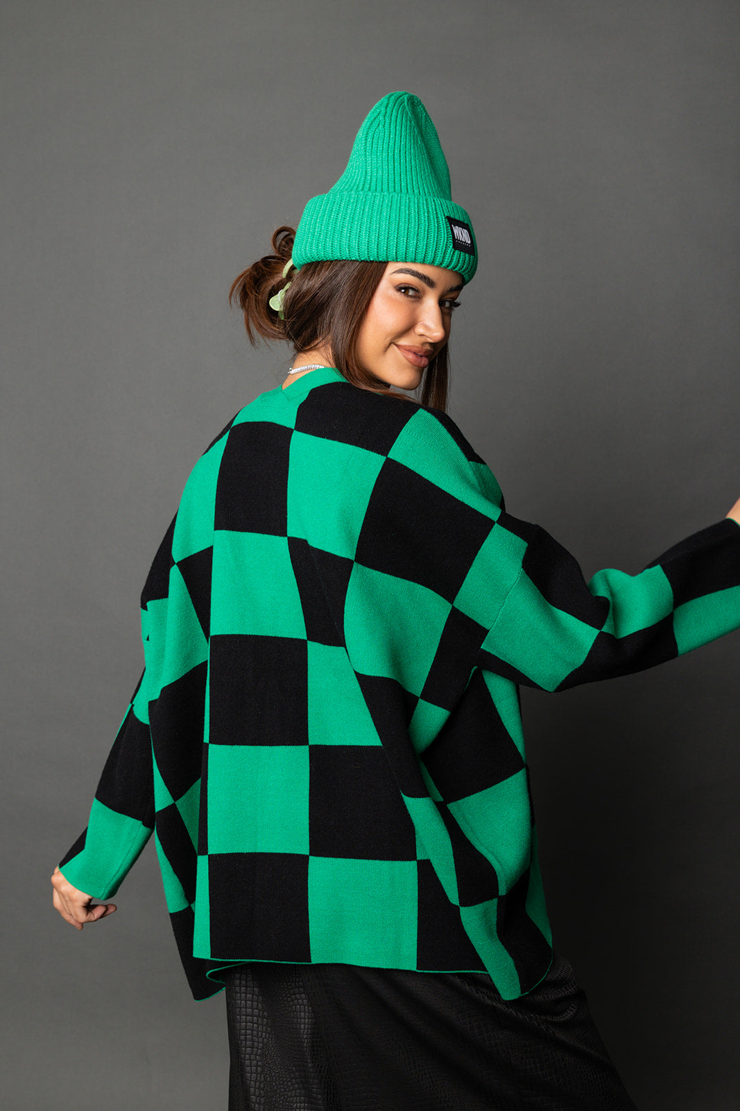 That's a Green Flag Cardigan