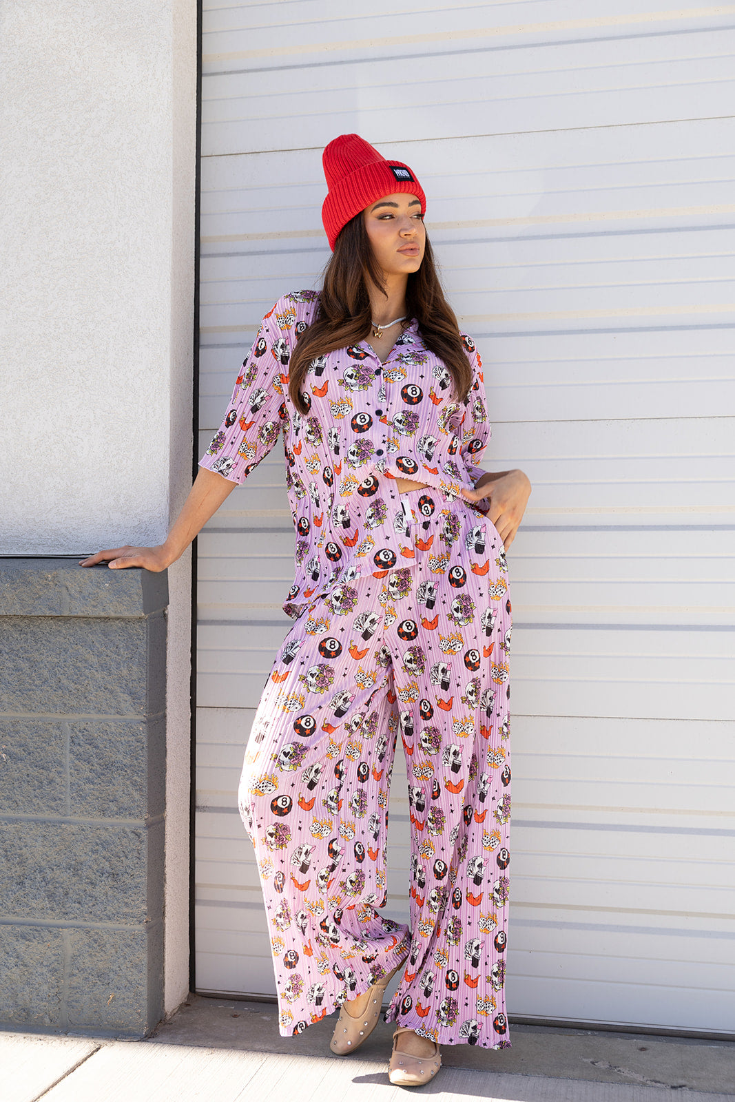 Make My Own Luck Plisse Set