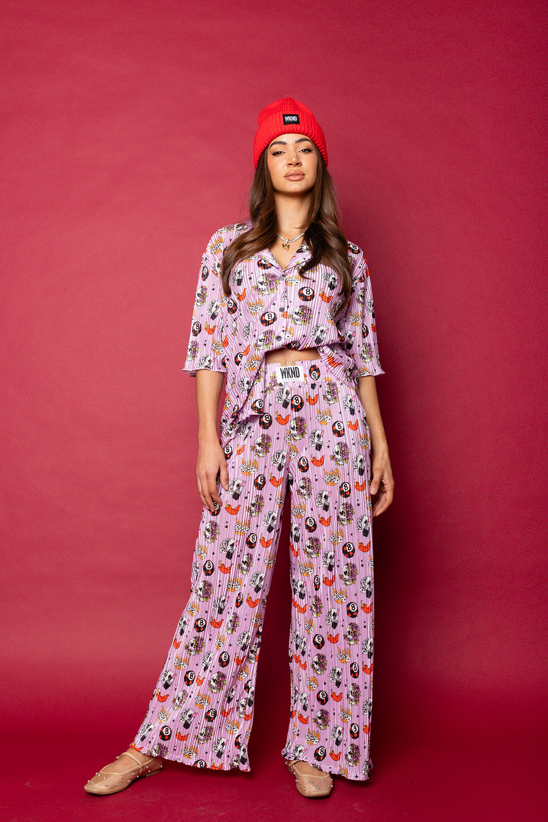 Make My Own Luck Plisse Set