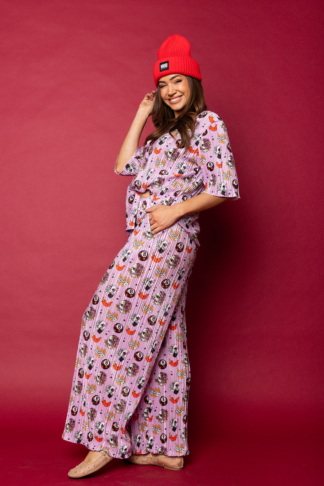 Make My Own Luck Plisse Set