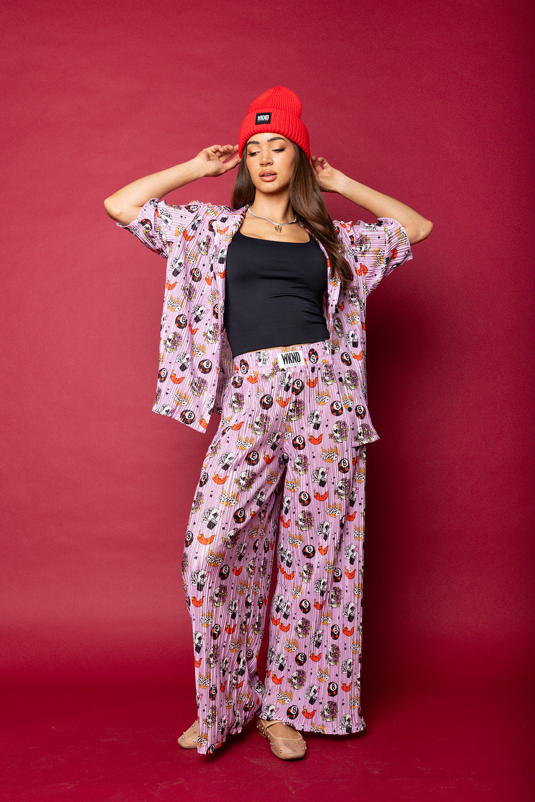 Make My Own Luck Plisse Set