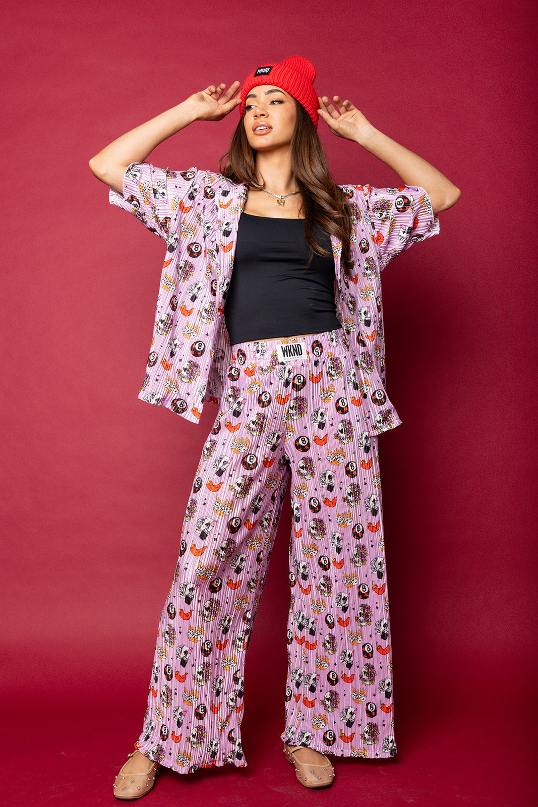 Make My Own Luck Plisse Set