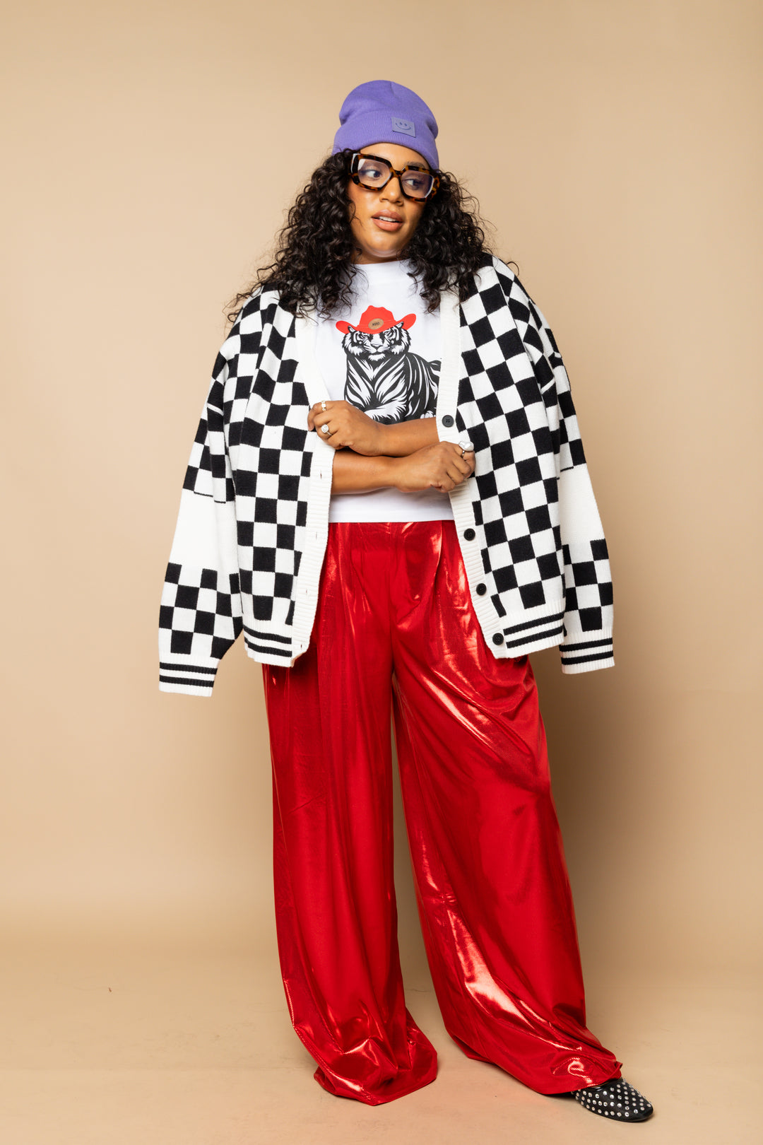 Living in The Moment Pants- Crimson