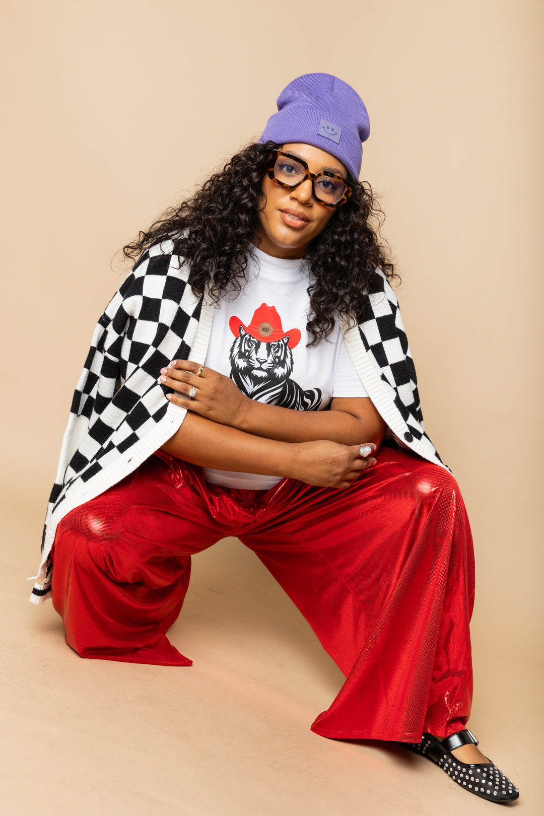 Living in The Moment Pants- Crimson