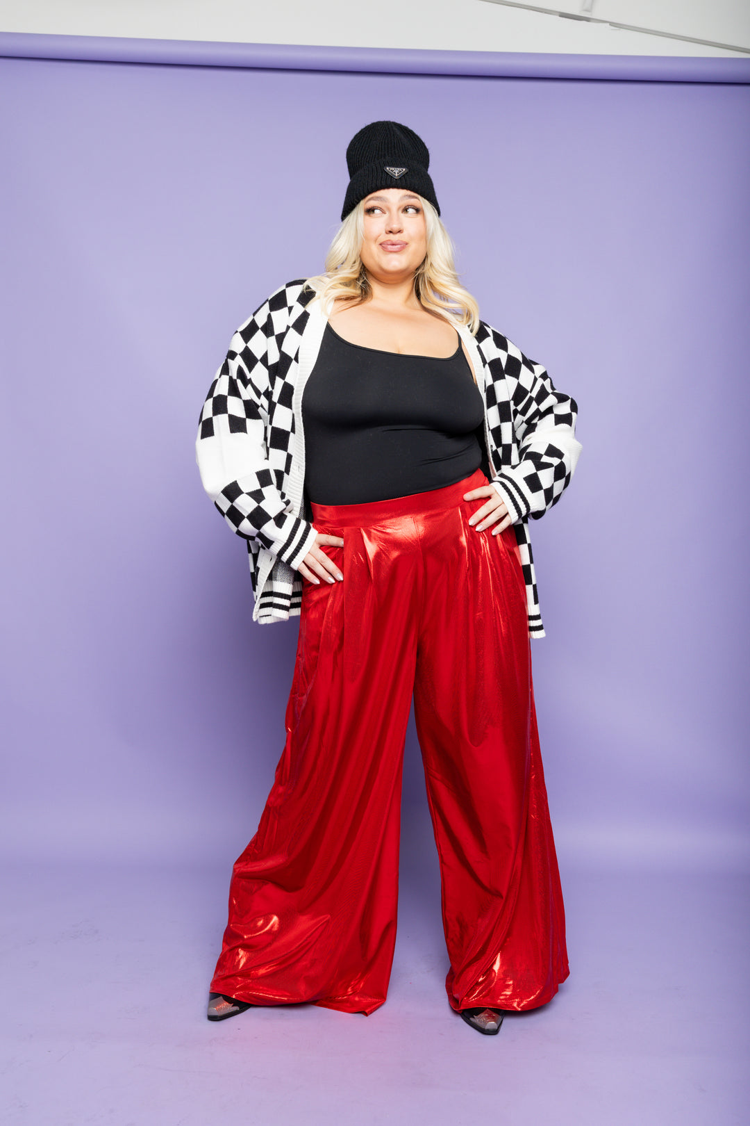 Living in The Moment Pants- Crimson