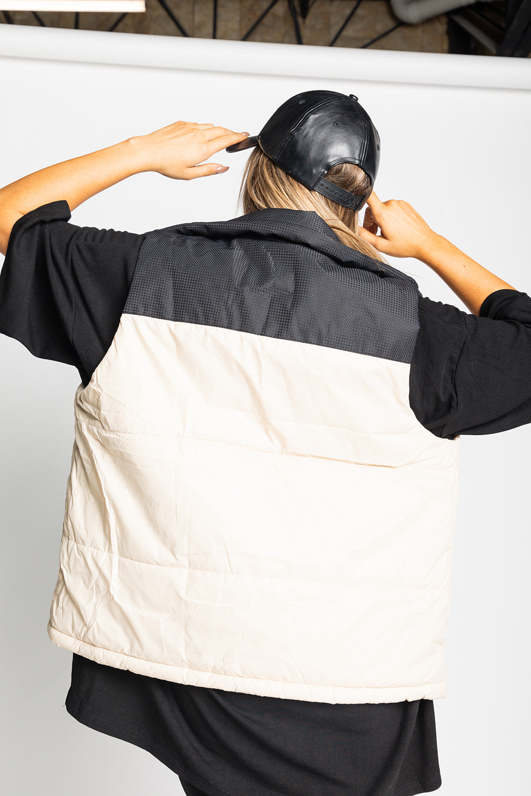Back In Order Two-Tone Puffer Vest