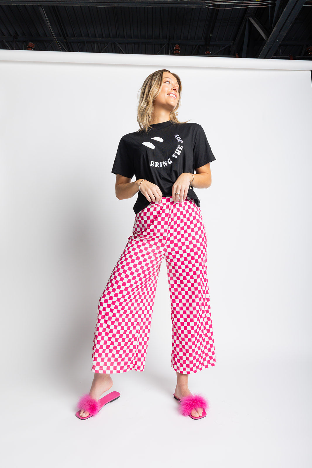 My Reputation Checkered Pants - Pink