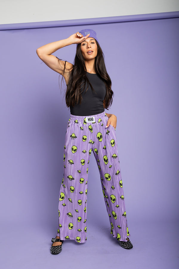 Out of This World Plisse Pants