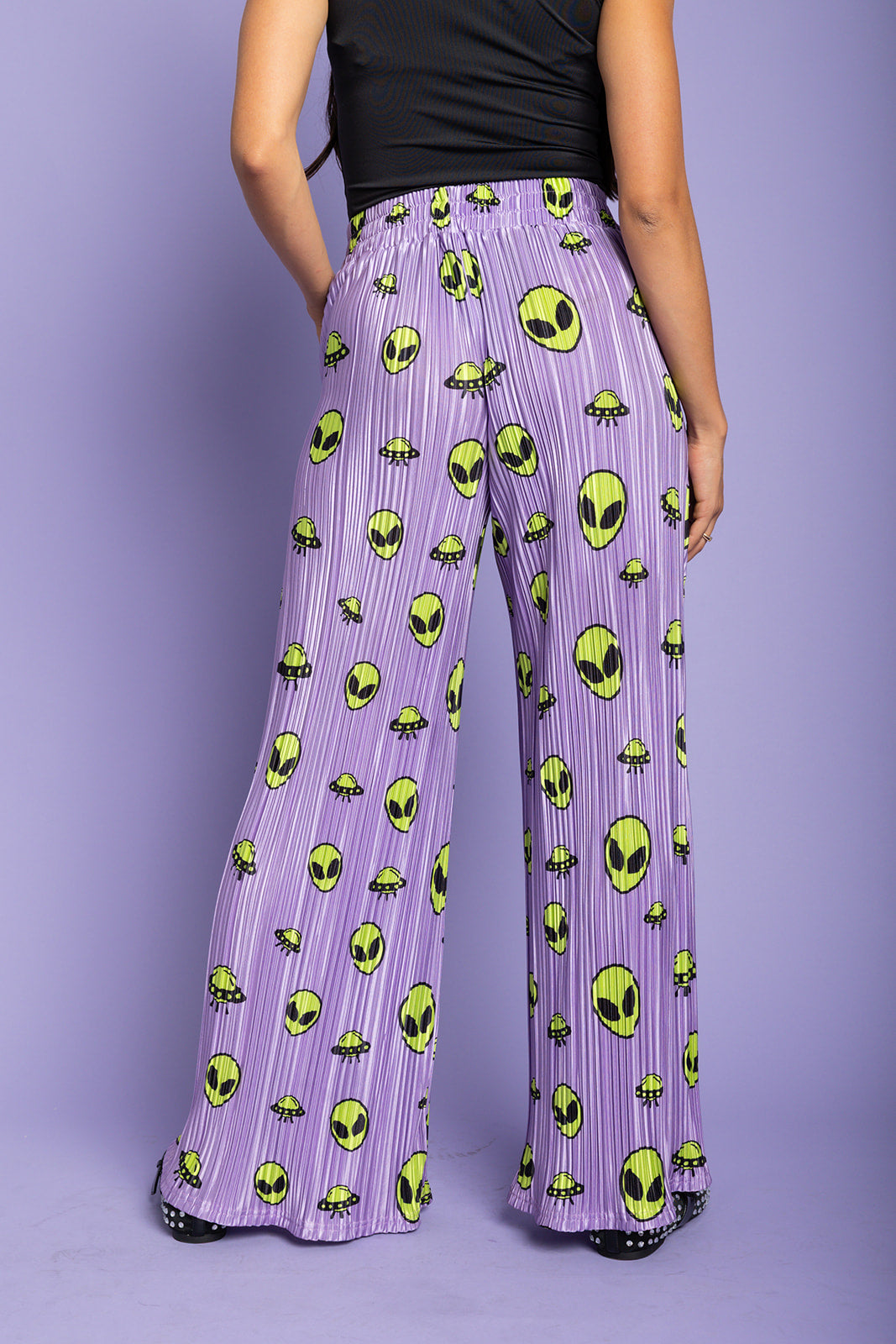 Out of This World Plisse Pants