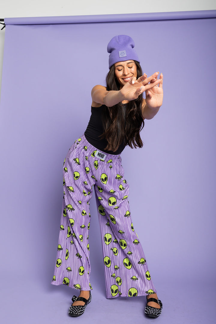 Out of This World Plisse Pants