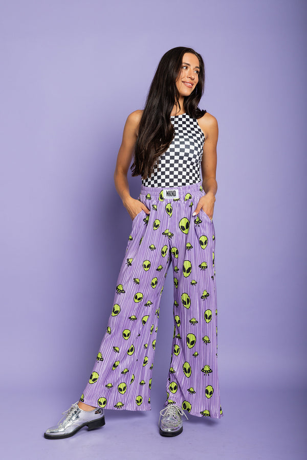 Out of This World Plisse Pants