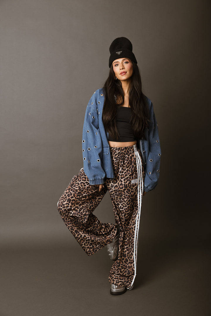 WKND Track Pants - Leopard