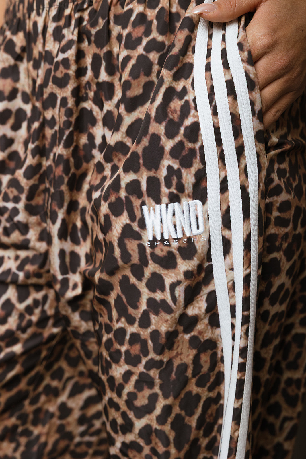 WKND Track Pants - Leopard