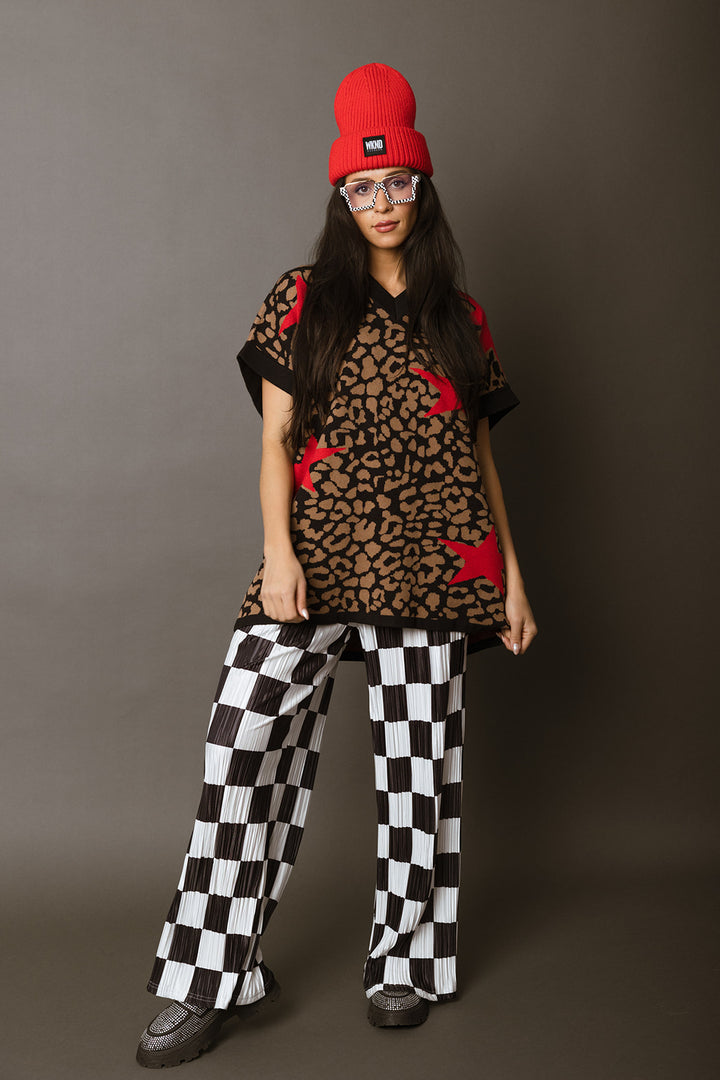 Wild One Leopard Knit Top