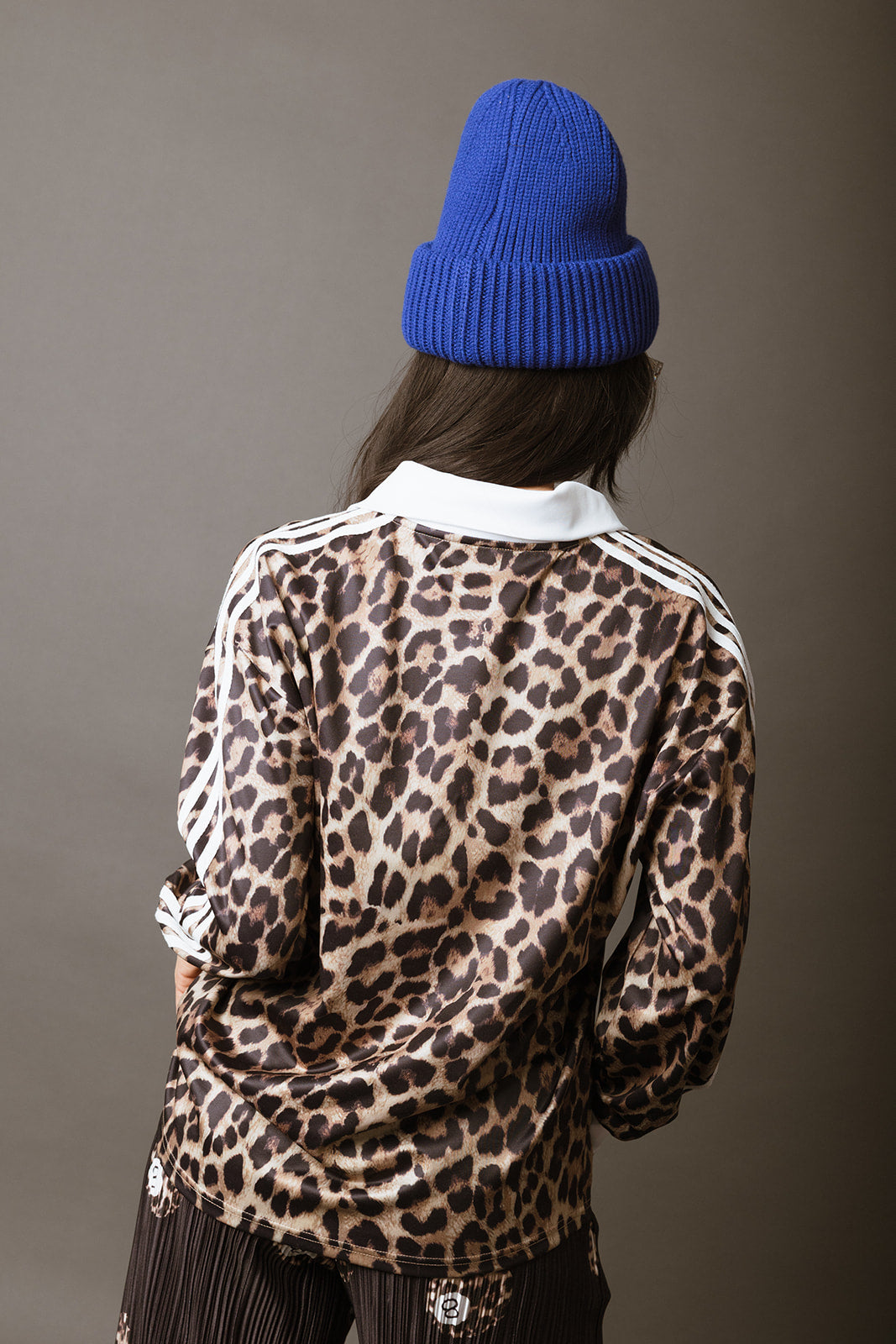 WKND Club Leopard Polo Top