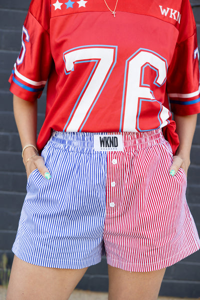 Summer Anthem Striped Shorts