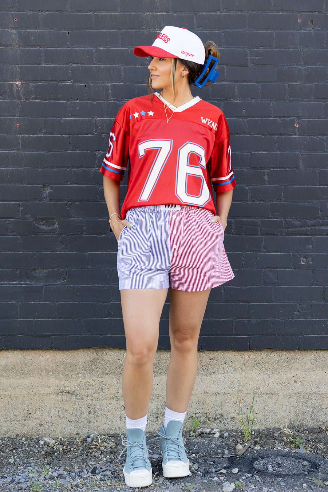 Summer Anthem Striped Shorts