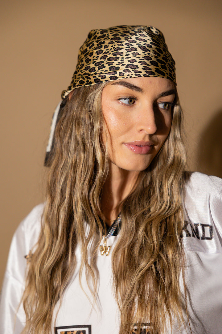 Leopard Lounge Head Scarf
